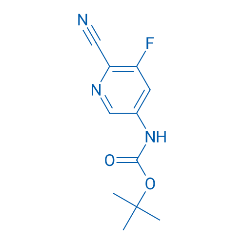 tert-Butyl (6-cyano-5-fluoropyridin-3-yl)carbamate 25g