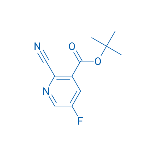 tert-Butyl 2-cyano-5-fluoronicotinate 1g