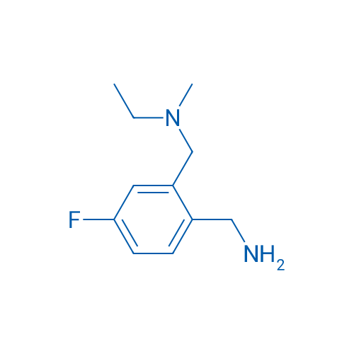 N-(2-(Aminomethyl)-5-fluorobenzyl)-N-methylethanamine 250mg