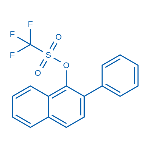 2-Phenylnaphthalen-1-yl trifluoromethanesulfonate 25g