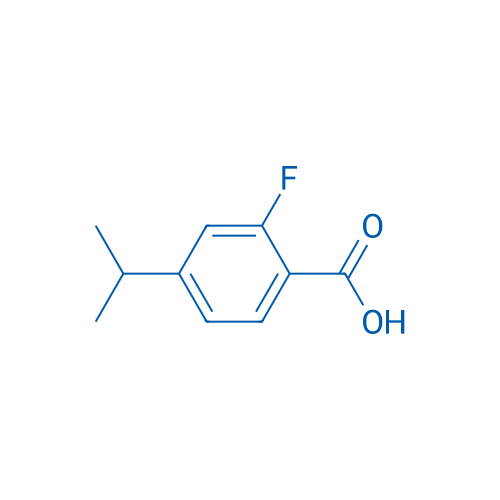 2-Fluoro-4-(propan-2-yl)benzoic acid 250mg