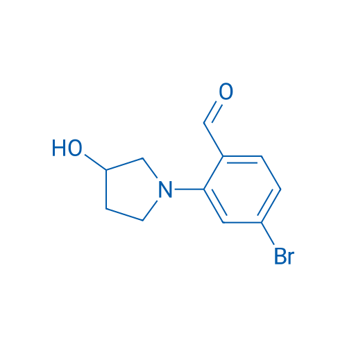 4-Bromo-2-(3-hydroxypyrrolidin-1-yl)benzaldehyde 1g