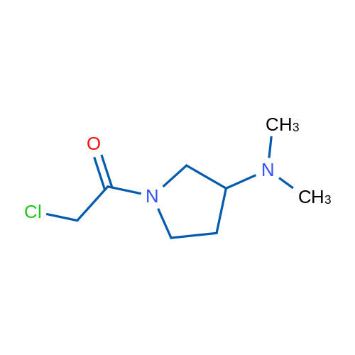 2-Chloro-1-(3-(dimethylamino)pyrrolidin-1-yl)ethanone 1g