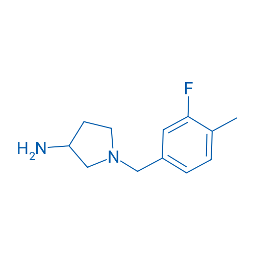 1-(3-Fluoro-4-methylbenzyl)pyrrolidin-3-amine 1g