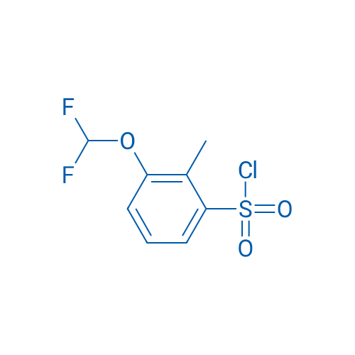 3-(Difluoromethoxy)-2-methylbenzene-1-sulfonyl chloride 5g