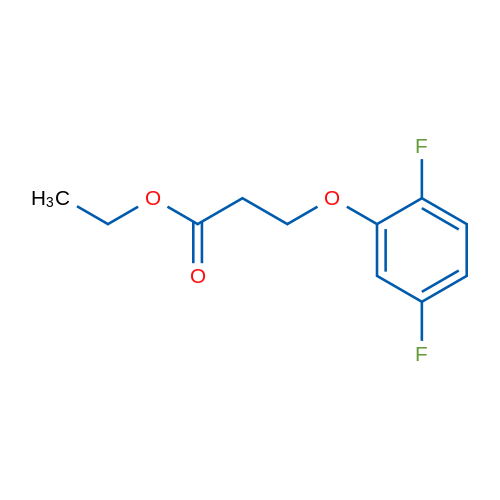 Ethyl 3-(2,5-difluorophenoxy)propanoate 1g