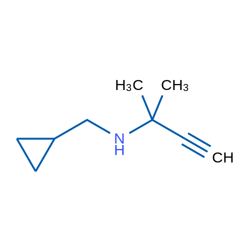 (Cyclopropylmethyl)(2-methylbut-3-yn-2-yl)amine 1g