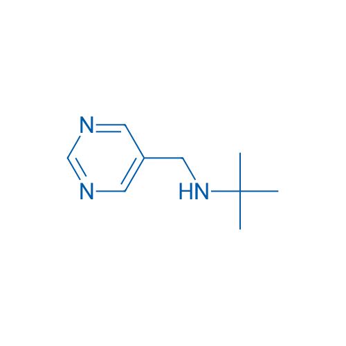 2-Methyl-N-(pyrimidin-5-ylmethyl)propan-2-amine 5g