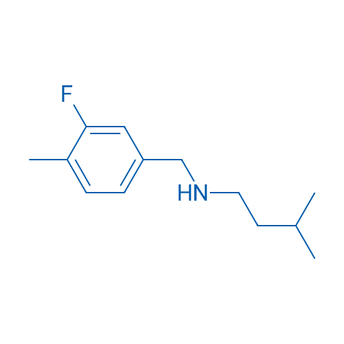 [(3-Fluoro-4-methylphenyl)methyl](3-methylbutyl)amine 5g