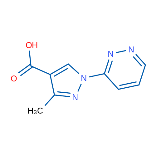 3-Methyl-1-(pyridazin-3-yl)-1H-pyrazole-4-carboxylic acid 1g