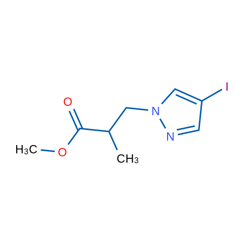 Methyl 3-(4-iodo-1H-pyrazol-1-yl)-2-methylpropanoate 5g