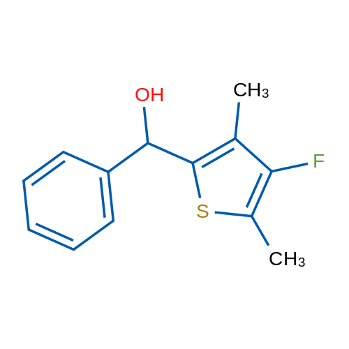(4-Fluoro-3,5-dimethylthiophen-2-yl)(phenyl)methanol 1g