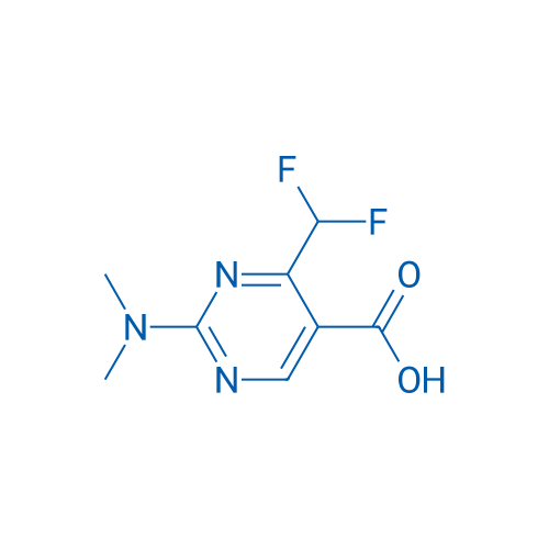 4-(Difluoromethyl)-2-(dimethylamino)pyrimidine-5-carboxylic acid 1g
