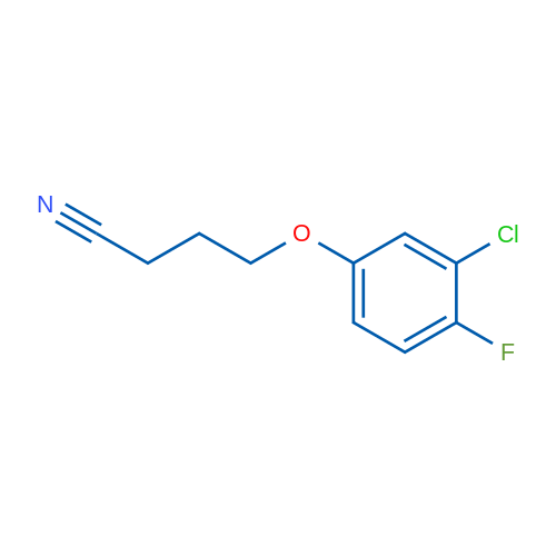 4-(3-Chloro-4-fluorophenoxy)butanenitrile 1g