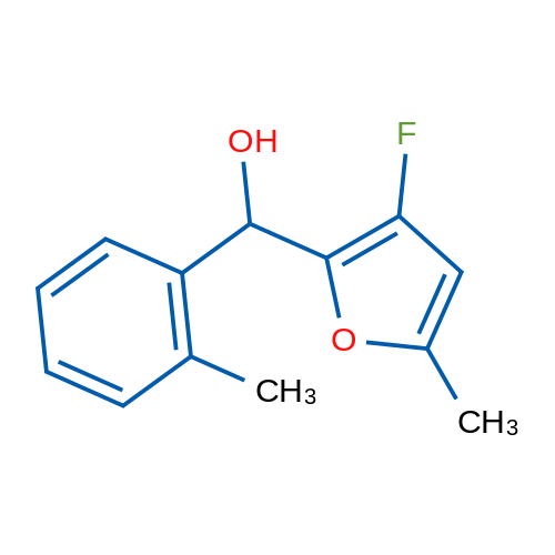 (3-Fluoro-5-methylfuran-2-yl)(o-tolyl)methanol 1g