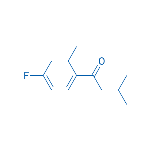 1-(4-Fluoro-2-methylphenyl)-3-methylbutan-1-one 1g