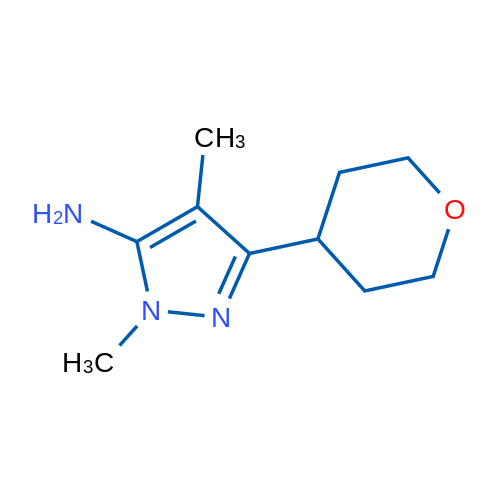 1,4-Dimethyl-3-(oxan-4-yl)-1h-pyrazol-5-amine 1g