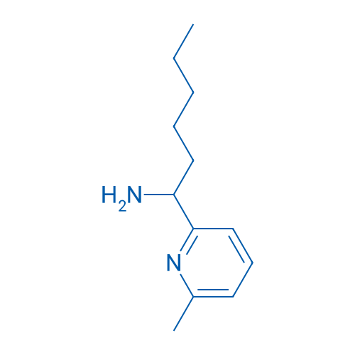 1-(6-Methylpyridin-2-yl)hexan-1-amine 100mg