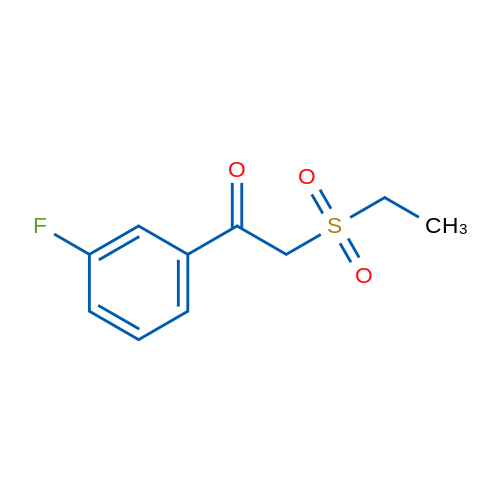 2-(Ethylsulfonyl)-1-(3-fluorophenyl)ethanone 1g