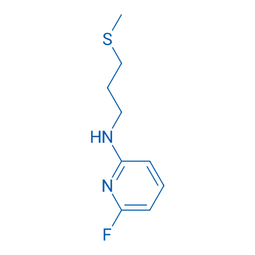 6-Fluoro-N-[3-(methylsulfanyl)propyl]pyridin-2-amine 100mg