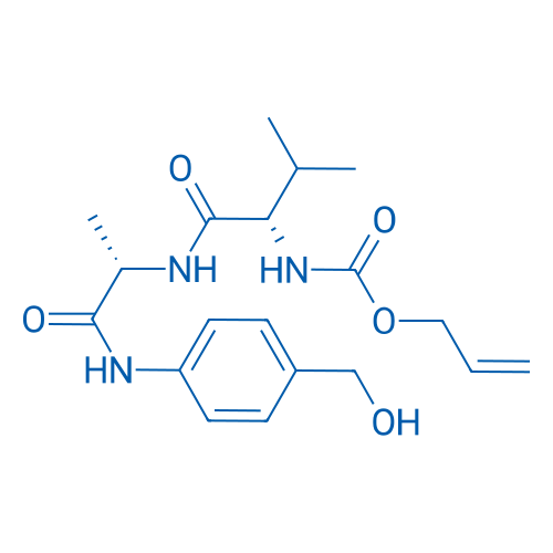 N-(Allyloxycarbonyl)-L-valyl-[4-(hydroxymethyl)phenyl]-L-alaninamide 25g