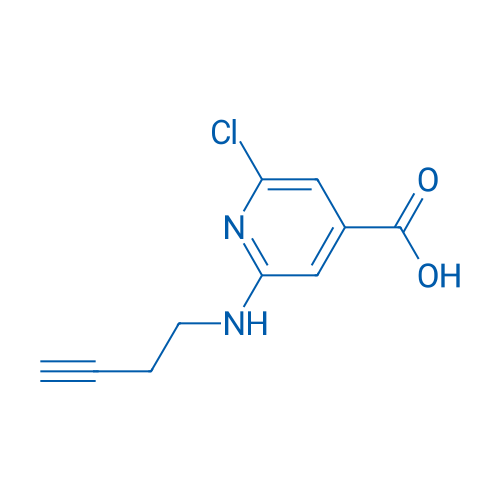 2-[(But-3-yn-1-yl)amino]-6-chloropyridine-4-carboxylic acid 1g