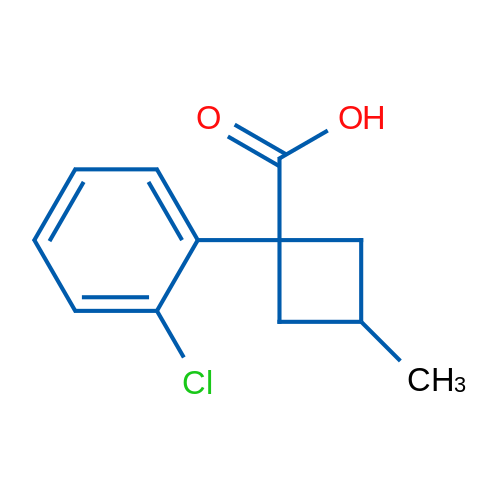 1-(2-Chlorophenyl)-3-methylcyclobutane-1-carboxylic acid 1g
