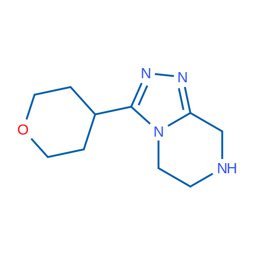 3-(Tetrahydro-2H-pyran-4-yl)-5,6,7,8-tetrahydro-[1,2,4]triazolo[4,3-a]pyrazine 1g