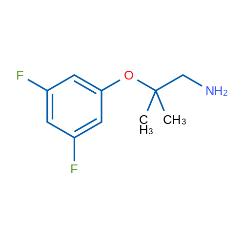 1-[(1-Amino-2-methylpropan-2-yl)oxy]-3,5-difluorobenzene 1g