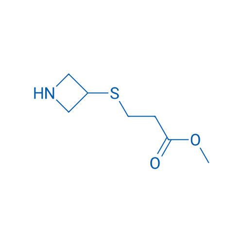 methyl 3-(azetidin-3-ylsulfanyl)propanoate 250mg