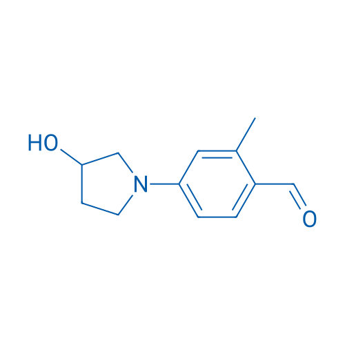 4-(3-Hydroxypyrrolidin-1-yl)-2-methylbenzaldehyde 1g