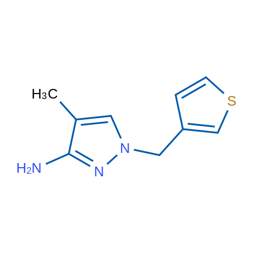 4-Methyl-1-[(thiophen-3-yl)methyl]-1H-pyrazol-3-amine 1g
