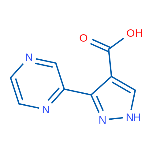 3-(Pyrazin-2-yl)-1h-pyrazole-4-carboxylic acid 1g