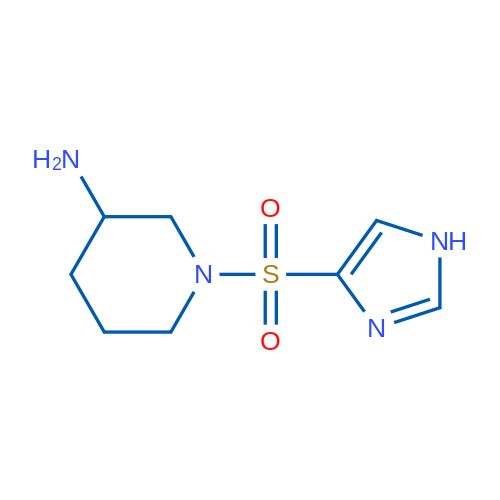 1-((1H-Imidazol-4-yl)sulfonyl)piperidin-3-amine 1g