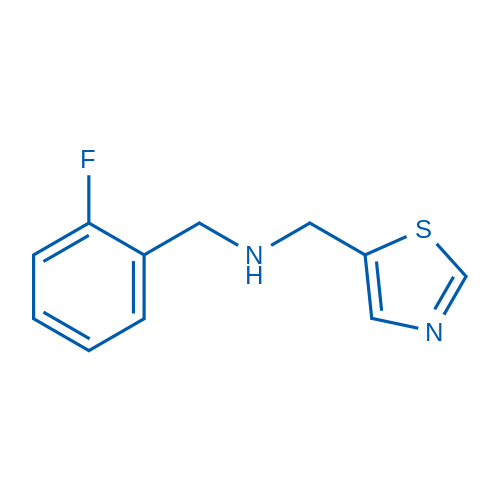 [(2-Fluorophenyl)methyl](1,3-thiazol-5-ylmethyl)amine 1g