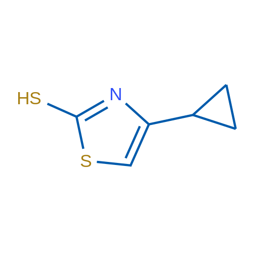 4-Cyclopropyl-1,3-thiazole-2-thiol 250mg