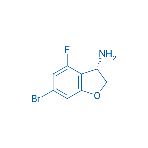 (S)-6-Bromo-4-fluoro-2,3-dihydrobenzofuran-3-amine 50mg