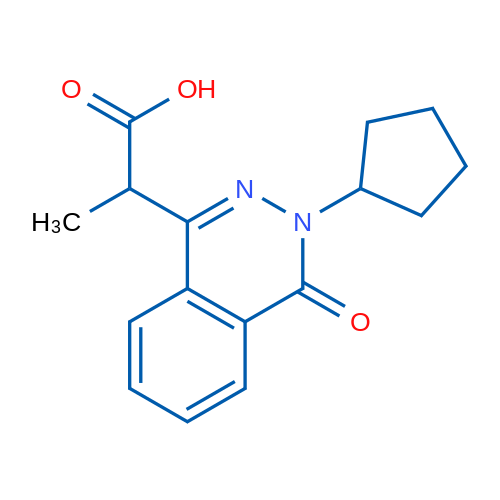 2-(3-Cyclopentyl-4-oxo-3,4-dihydrophthalazin-1-yl)propanoic acid 1g