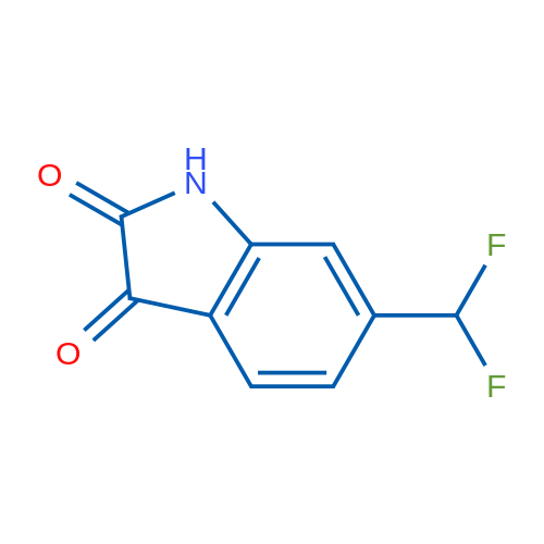 6-(Difluoromethyl)indoline-2,3-dione 1g