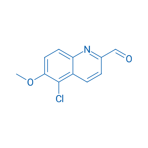 5-Chloro-6-methoxyquinoline-2-carbaldehyde 100mg