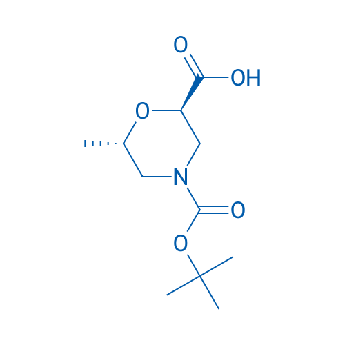 (2R,6S)-4-(tert-Butoxycarbonyl)-6-methylmorpholine-2-carboxylic acid 50mg