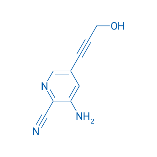 3-AMino-5-(3-hydroxyprop-1-yn-1-yl)picolinonitrile 1g