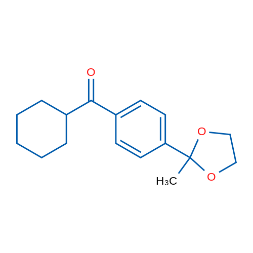 Cyclohexyl(4-(2-methyl-1,3-dioxolan-2-yl)phenyl)methanone 1g