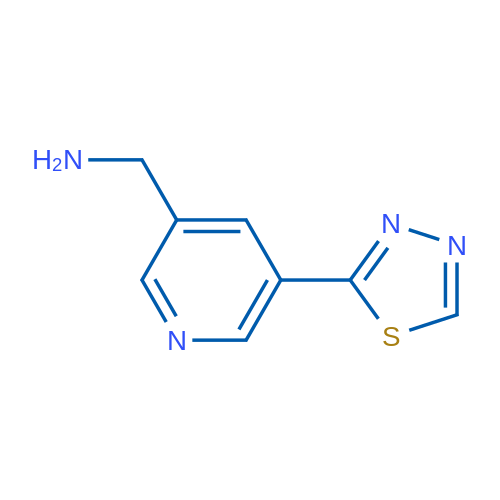 (5-(1,3,4-Thiadiazol-2-yl)pyridin-3-yl)methanamine 1g