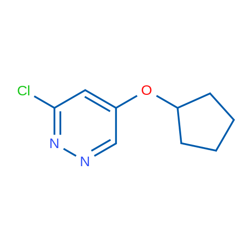 3-Chloro-5-(cyclopentyloxy)pyridazine 1g