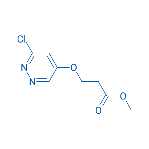 Methyl 3-((6-chloropyridazin-4-yl)oxy)propanoate 1g