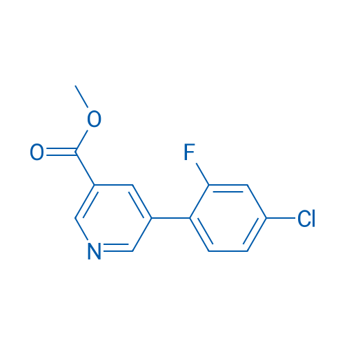 Methyl 5-(4-chloro-2-fluorophenyl)nicotinate 1g