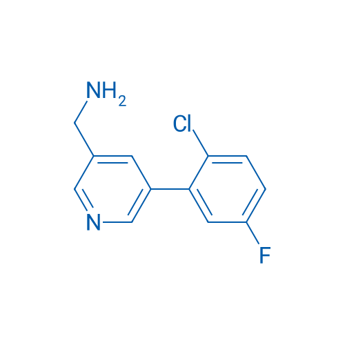 (5-(2-Chloro-5-fluorophenyl)pyridin-3-yl)methanamine 1g
