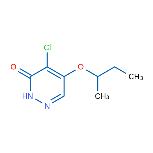 5-(sec-Butoxy)-4-chloropyridazin-3(2H)-one 1g