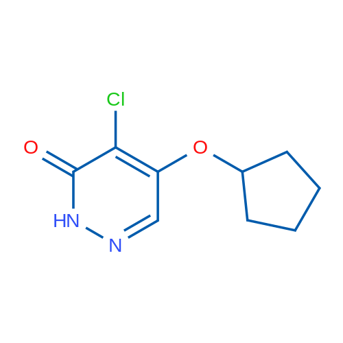 4-Chloro-5-(cyclopentyloxy)pyridazin-3(2H)-one 1g